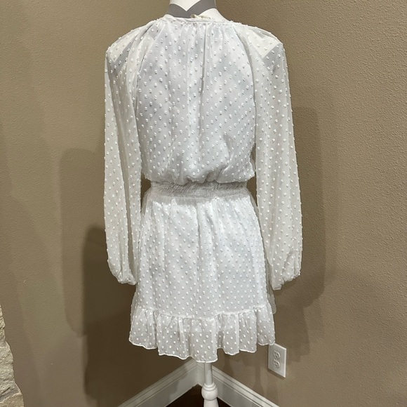 ALTAR’D STATE White textures sheer dress, EUC! - Picture 3 of 5